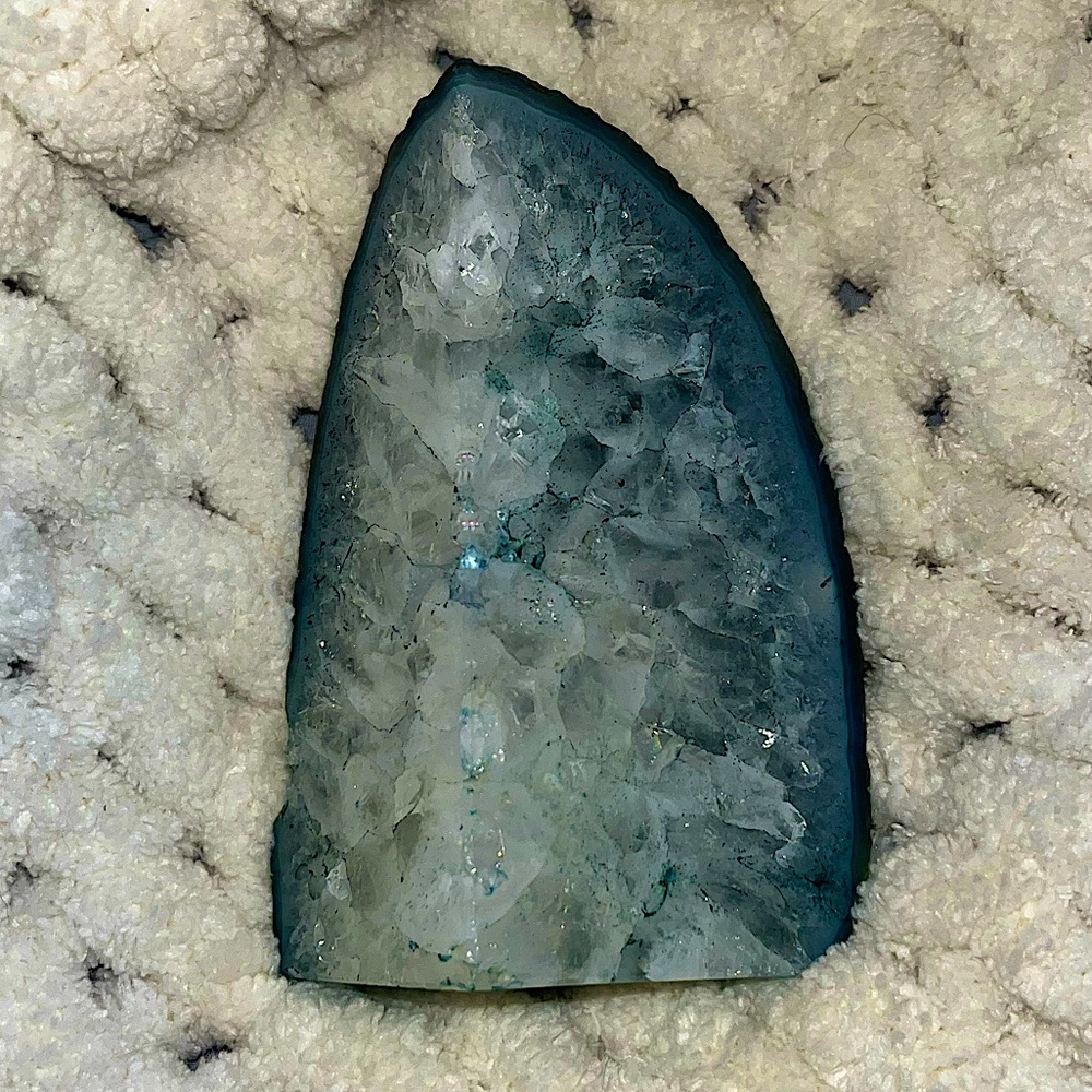 Blue Celestite Geode Healing Crystal
